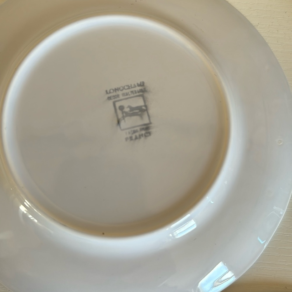 Vintage Longchamp “Perouges”Bread and Butter Plates - Set of 4 - Picture 3 of 5